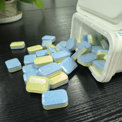 강한 기름 얼룩 제거 및 쉽게 탈 껍질 제거를 위한 일회용 부엌 식기 세척기 태블릿